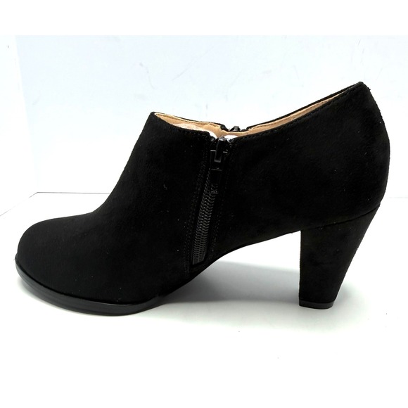 Journee Collection Womens Sanzi Side Zip Dress Shooties Shoes Black Size 6.5 NWT - Picture 6 of 9